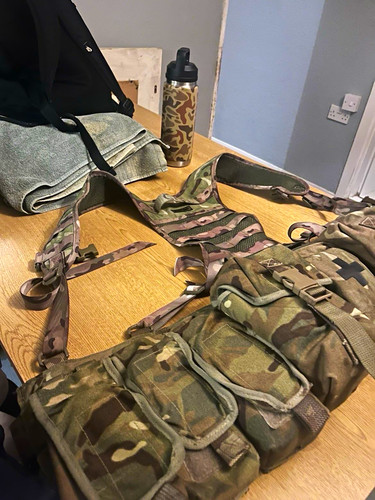 Camouflage military webbing - military,