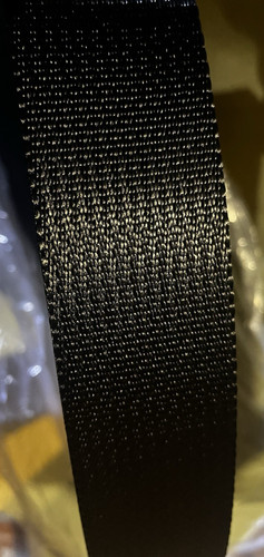 Black webbing car - webbing, belt