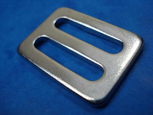 Bar slide buckles to - x,