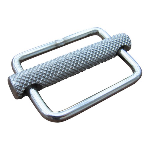 Stainless steel strap slide - steel,